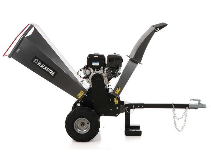 Broyeur de branches thermique Blackstone BC 1500 BSE moteur essence B&S XR2100 de 13.5 CV-Neuf - Machines Agricoles Brunet