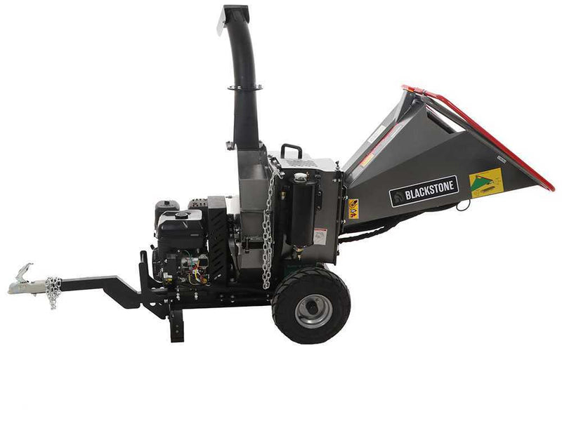 Broyeur de branches thermique tractable Blackstone BSFC 1600 BSE Moteur à essence B&S-Neuf - Machines Agricoles Brunet