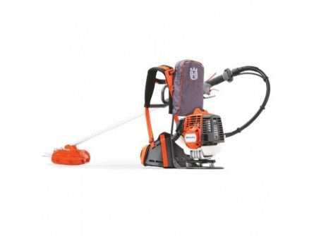 DEBROUSSAILLEUSE À DOS HUSQVARNA 553 RBX COUTEAU - Machines Agricoles Brunet