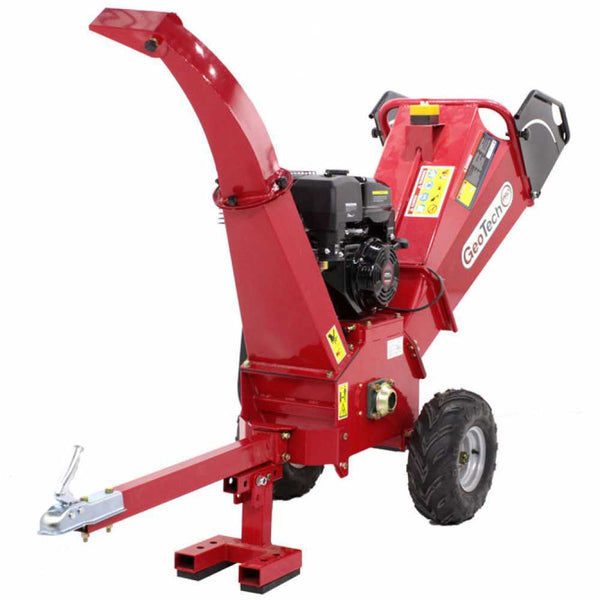 Broyeur de branches thermique professionnel GeoTech PCS 155LE moteur essence 15 CV, dém. électrique-Neuf - Machines Agricoles Brunet
