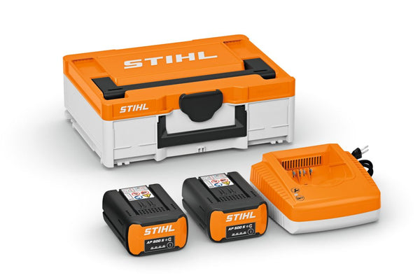 POWER BOX 3 – 2 BATTERIES AP 500 S, CHARGEUR AL 500 ET MALLETTE - Machines Agricoles Brunet