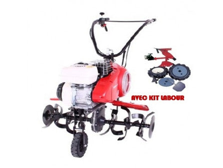 MOTOCULTEUR PUBERT QUATRO JUNIOR 60H AVEC KIT LABOUR - Machines Agricoles Brunet