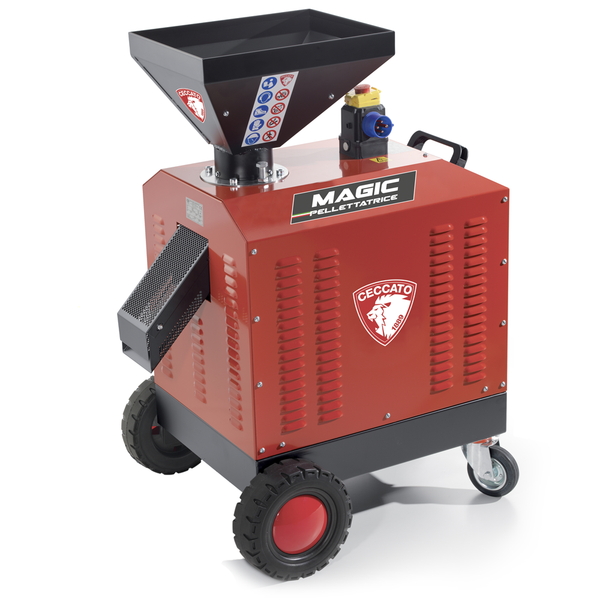 Machine à pellet monophasé 3 CV Ceccato Olindo - fabrication de pellets pour le chauffage-Neuf - Machines Agricoles Brunet