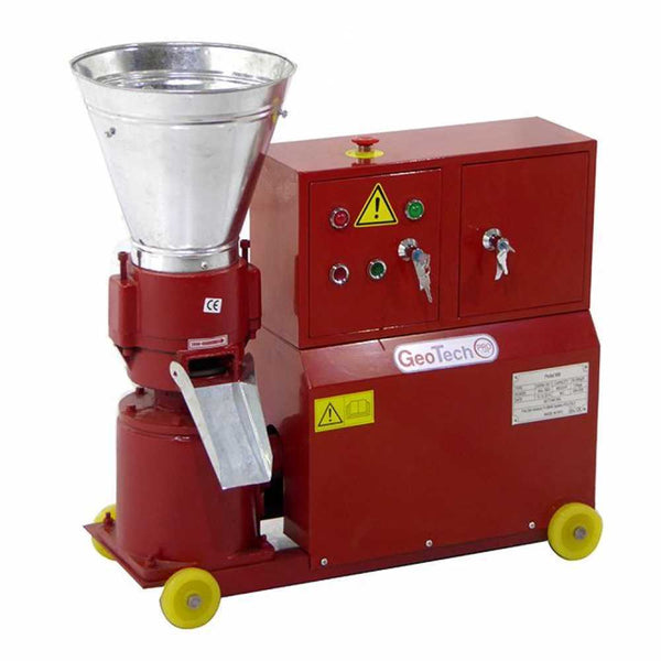 Machine à pellets Triphasée 5,3 CV GeoTech - Fabrication de pellet pour le chauffage-Neuf - Machines Agricoles Brunet