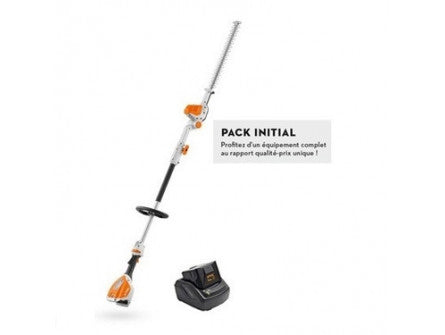 TAILLE HAIES PERCHE STIHL HLA 56 PACK INITIAL AVEC AK 20 + AL 101 - Machines Agricoles Brunet