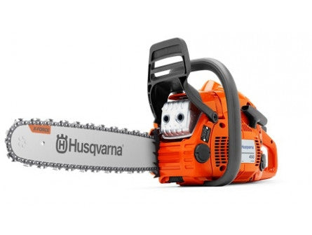TRONÇONNEUSE HUSQVARNA 450 II AVEC 2 CHAINES D&#8217;ORIGINE - Machines Agricoles Brunet