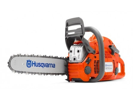 TRONÇONNEUSE HUSQVARNA 455 RANCHER II AVEC 2 CHAINES D&#8217;ORIGINE - Machines Agricoles Brunet