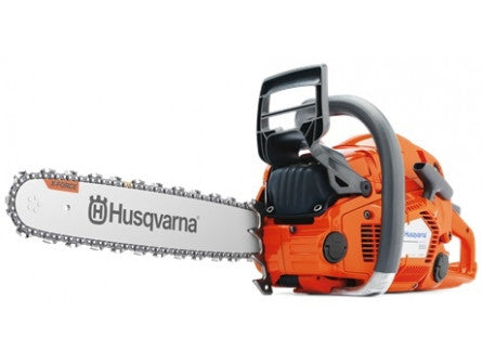 TRONÇONNEUSE HUSQVARNA 555 AVEC 2 CHAINES D&#8217;ORIGINE - Machines Agricoles Brunet