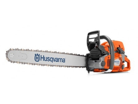 TRONÇONNEUSE HUSQVARNA 572 XP AVEC 2 CHAINES D&#8217;ORIGINE - Machines Agricoles Brunet