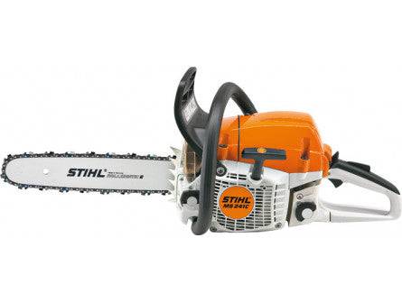 TRONÇONNEUSE STIHL MS 241 C-M AVEC 2 CHAINES D'ORIGINE - Machines Agricoles Brunet