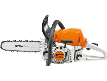 TRONÇONNEUSE STIHL MS 251 C-BE AVEC 2 CHAINES D'ORIGINE - Machines Agricoles Brunet